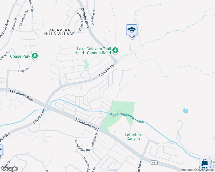 map of restaurants, bars, coffee shops, grocery stores, and more near 3502 Don Carlos Drive in Carlsbad