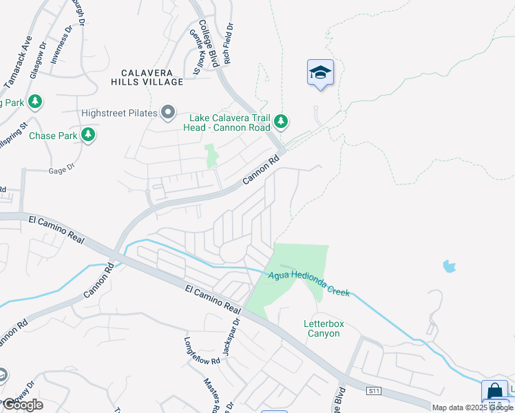 map of restaurants, bars, coffee shops, grocery stores, and more near 3473 Don Ortega Drive in Carlsbad