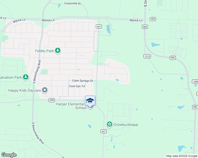 map of restaurants, bars, coffee shops, grocery stores, and more near 1519 County Road 447 in Princeton