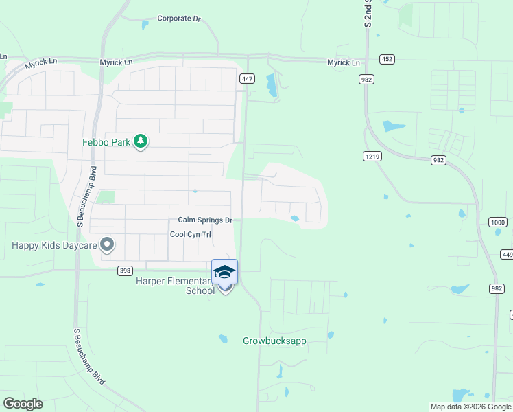 map of restaurants, bars, coffee shops, grocery stores, and more near 1515 County Road 447 in Princeton