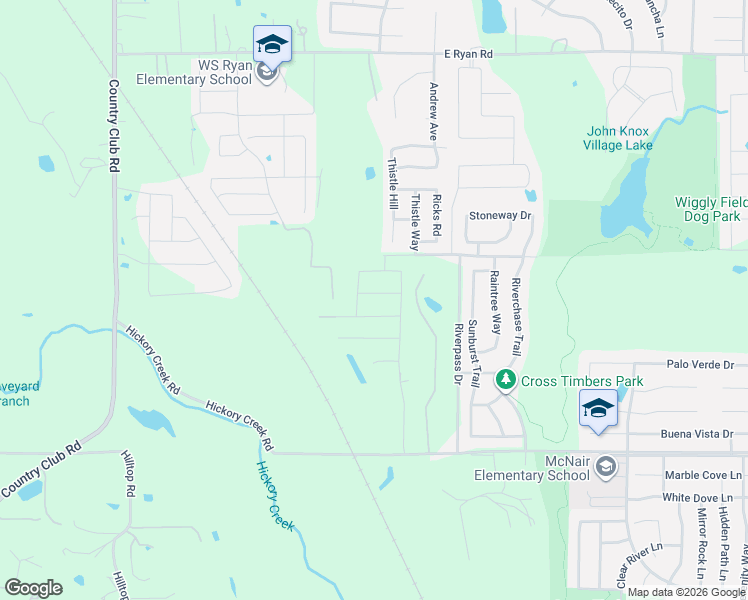 map of restaurants, bars, coffee shops, grocery stores, and more near 5326 Pvt Road 1001 in Denton