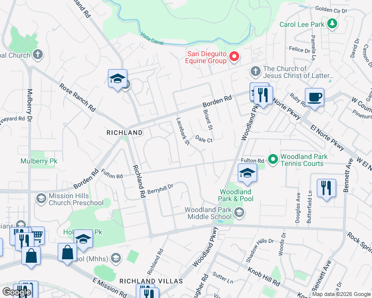 map of restaurants, bars, coffee shops, grocery stores, and more near 920 Lacebark Street in San Marcos