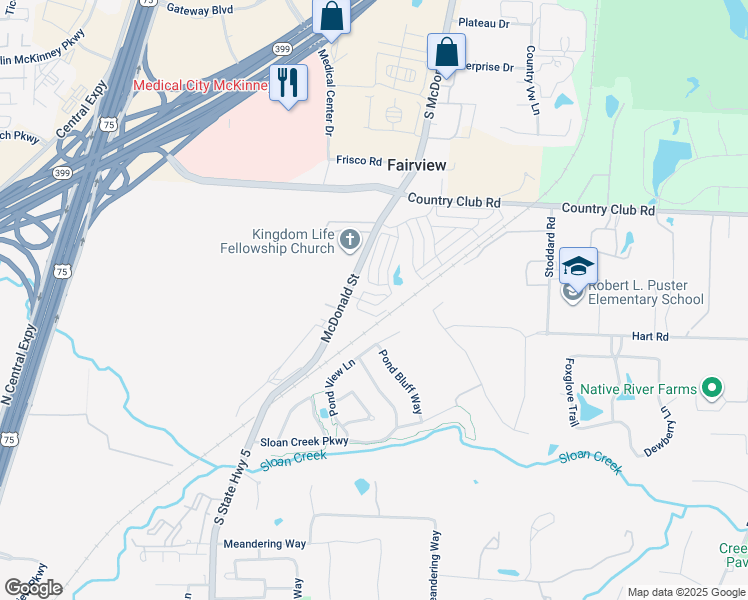 map of restaurants, bars, coffee shops, grocery stores, and more near 433 Madison Avenue in Fairview