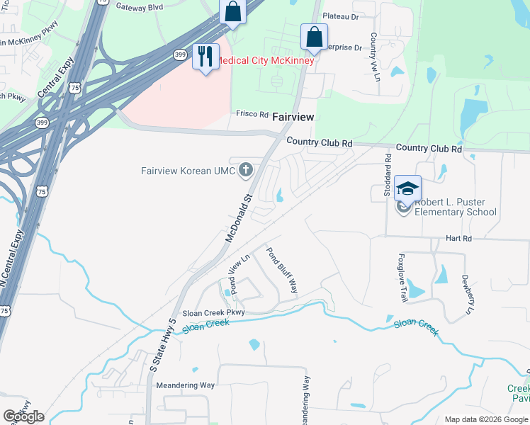map of restaurants, bars, coffee shops, grocery stores, and more near 435 Madison Avenue in Fairview