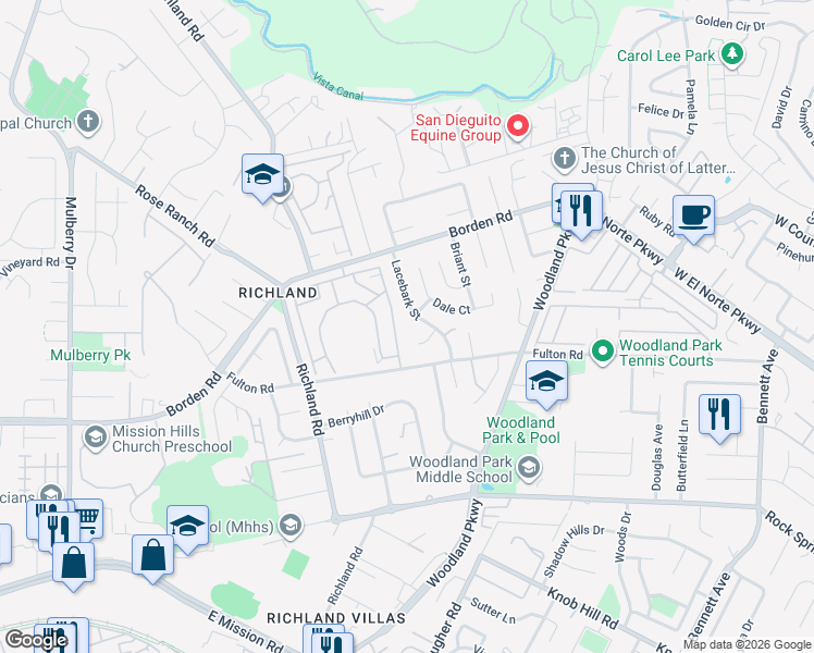 map of restaurants, bars, coffee shops, grocery stores, and more near 922 Lacebark Street in San Marcos
