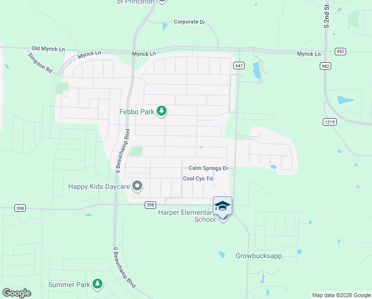 map of restaurants, bars, coffee shops, grocery stores, and more near 1484 Sheamar Lane in Princeton