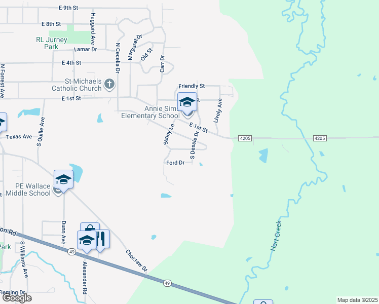 map of restaurants, bars, coffee shops, grocery stores, and more near 1914 Alvis Street in Mount Pleasant