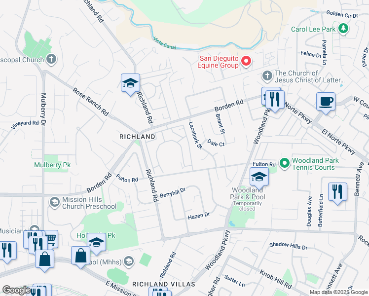 map of restaurants, bars, coffee shops, grocery stores, and more near in San Marcos