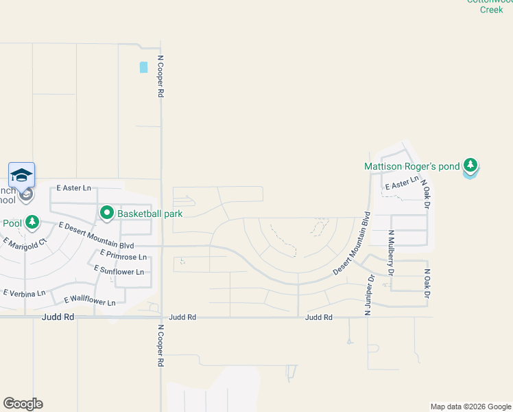 map of restaurants, bars, coffee shops, grocery stores, and more near 12340 Tumbleweed Lane in Florence