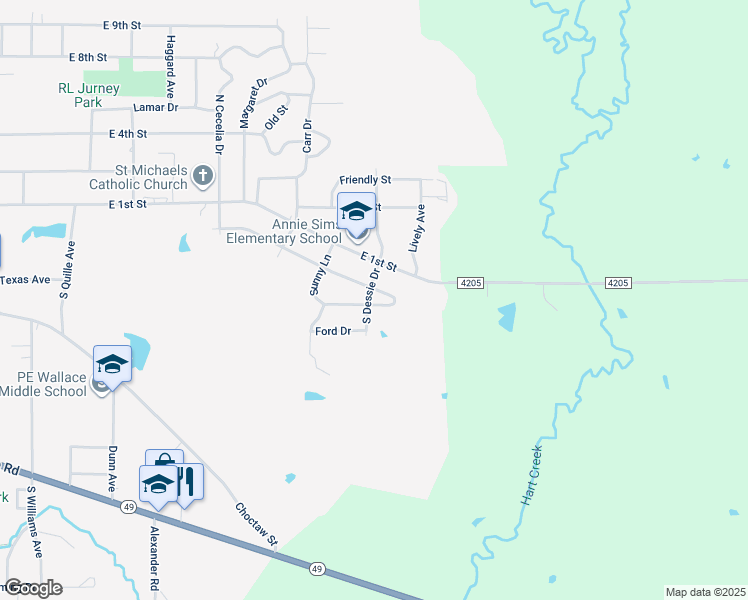 map of restaurants, bars, coffee shops, grocery stores, and more near 1914 Alvis Street in Mount Pleasant