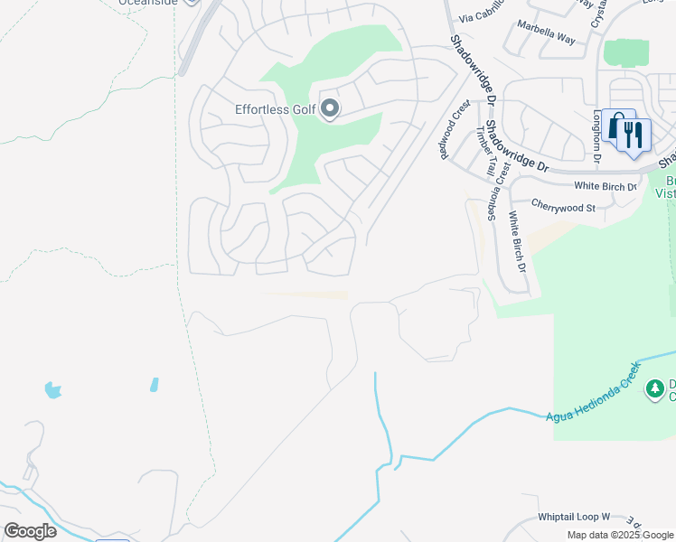 map of restaurants, bars, coffee shops, grocery stores, and more near 4878 Demeter Way in Oceanside