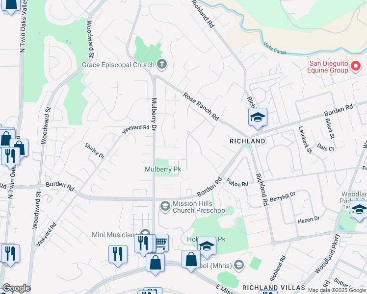 map of restaurants, bars, coffee shops, grocery stores, and more near 798 Settlers Court in San Marcos