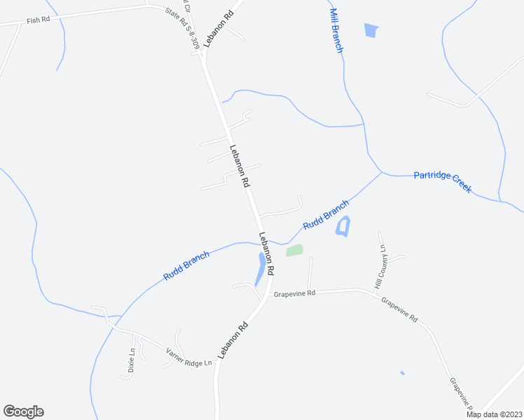 map of restaurants, bars, coffee shops, grocery stores, and more near 1392 Lebanon Road in Ridgeville