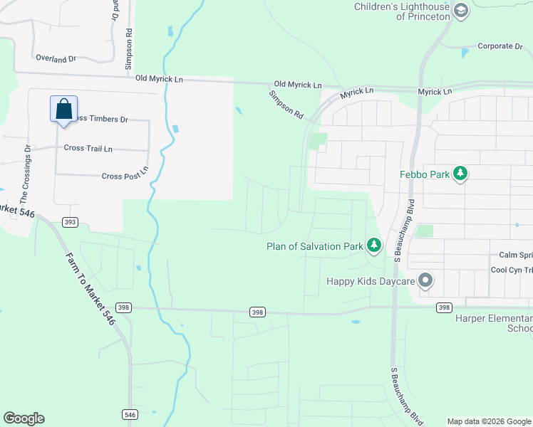 map of restaurants, bars, coffee shops, grocery stores, and more near 2507 Carlow Lane in Princeton