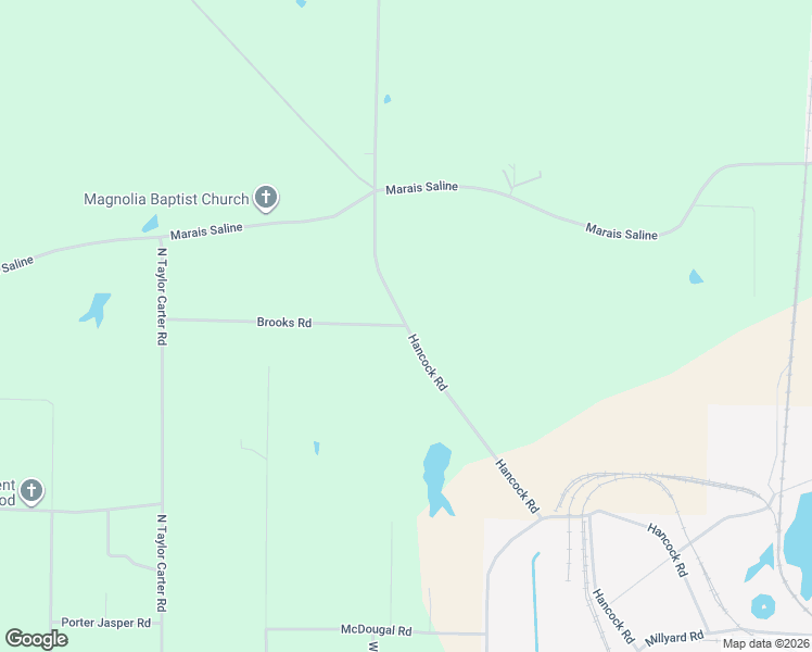map of restaurants, bars, coffee shops, grocery stores, and more near 1801 Brooks Road in Crossett