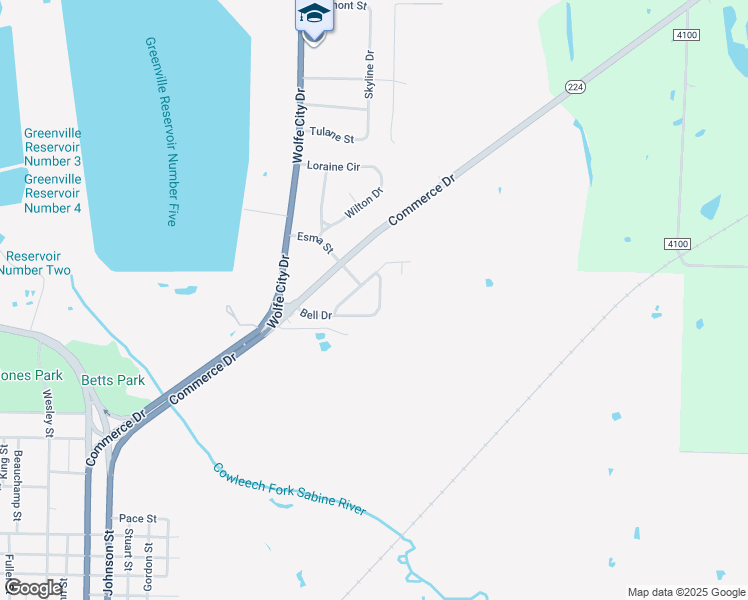 map of restaurants, bars, coffee shops, grocery stores, and more near 1108 Bell Drive in Greenville
