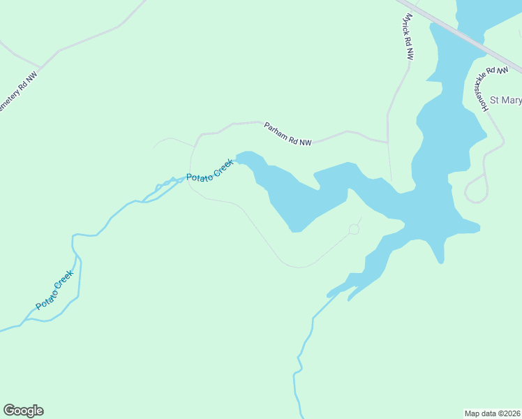 map of restaurants, bars, coffee shops, grocery stores, and more near 654 Parham Road Northwest in Milledgeville