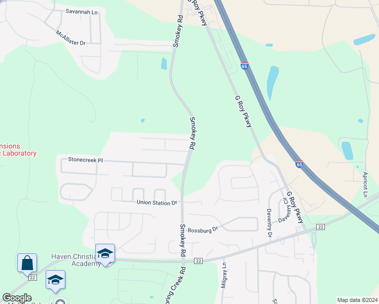 map of restaurants, bars, coffee shops, grocery stores, and more near 101 The Heights Drive in Calera