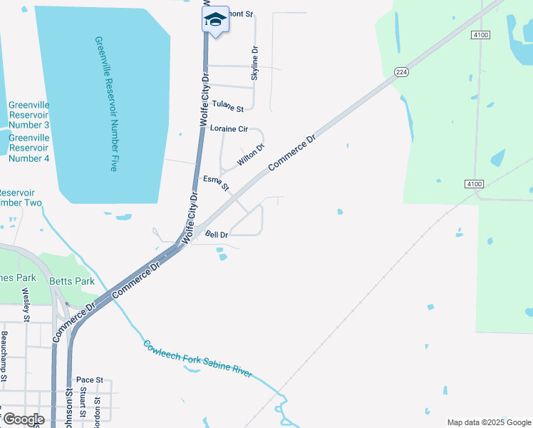 map of restaurants, bars, coffee shops, grocery stores, and more near 1116 Bell Drive in Greenville