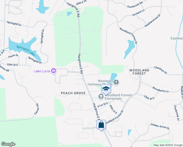 map of restaurants, bars, coffee shops, grocery stores, and more near 4536 Barretts Trace Boulevard in Tuscaloosa