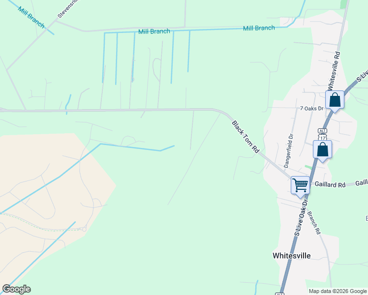 map of restaurants, bars, coffee shops, grocery stores, and more near 1183 Black Tom Road in Moncks Corner