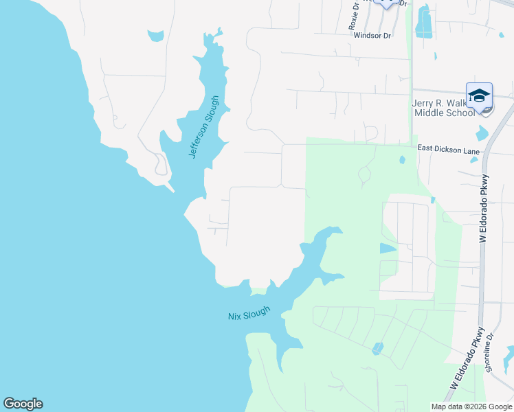 map of restaurants, bars, coffee shops, grocery stores, and more near 333 West Dickson Lane in Oak Point