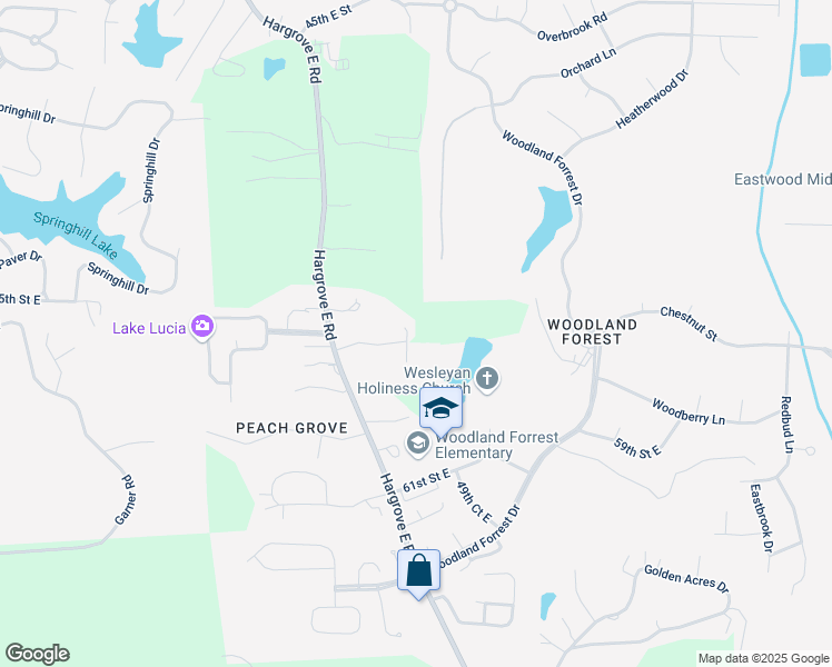 map of restaurants, bars, coffee shops, grocery stores, and more near 5609 Barretts Trace Lane in Tuscaloosa