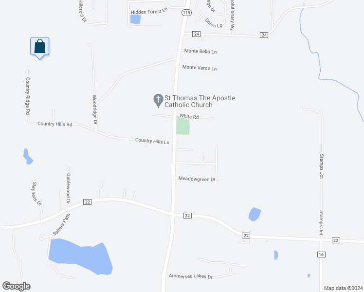 map of restaurants, bars, coffee shops, grocery stores, and more near 117 Patriot Point Drive in Montevallo