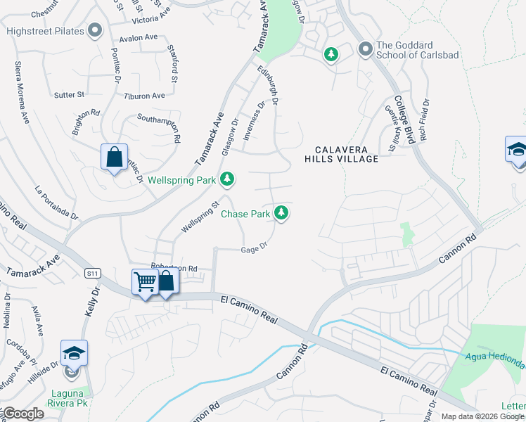 map of restaurants, bars, coffee shops, grocery stores, and more near 4709 Kentner Court in Carlsbad