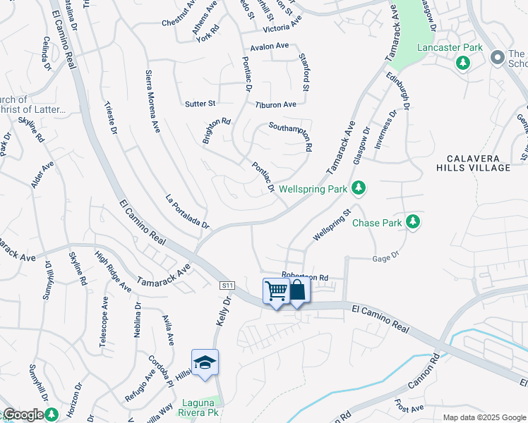 map of restaurants, bars, coffee shops, grocery stores, and more near 2689 Regent Road in Carlsbad