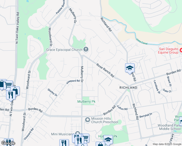 map of restaurants, bars, coffee shops, grocery stores, and more near 901 Candlelite Drive in San Marcos