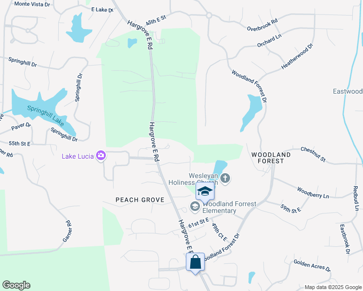 map of restaurants, bars, coffee shops, grocery stores, and more near 5601 Barretts Trace Lane in Tuscaloosa