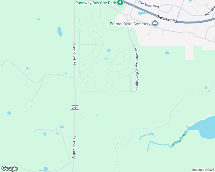 map of restaurants, bars, coffee shops, grocery stores, and more near 5 Cimmarron Trail in Runaway Bay