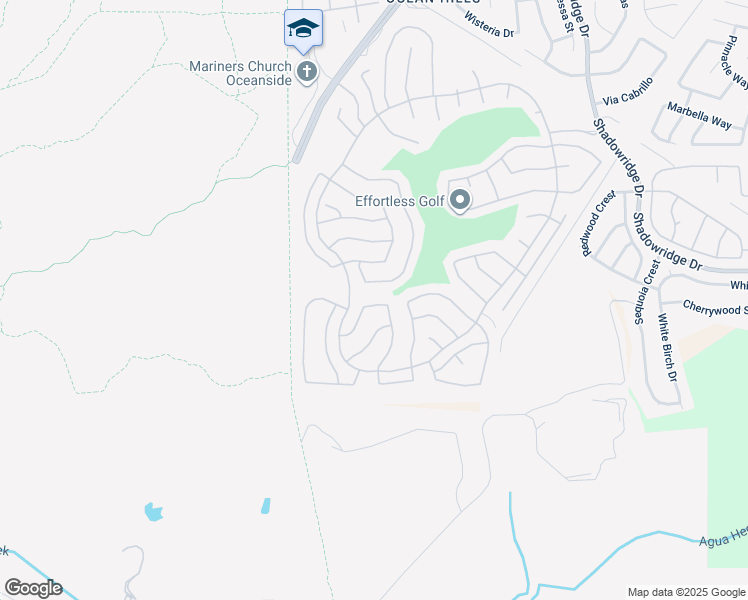 map of restaurants, bars, coffee shops, grocery stores, and more near 4975 Delos Way in Oceanside