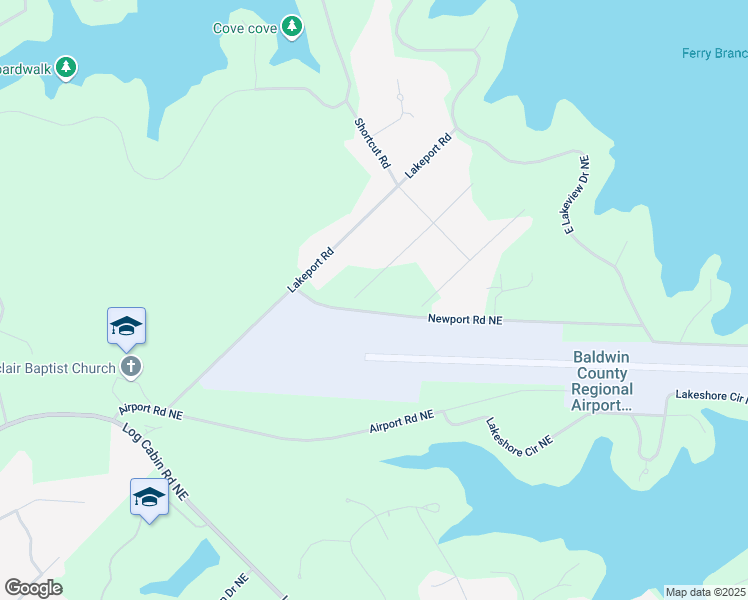 map of restaurants, bars, coffee shops, grocery stores, and more near 175 High Bluff Court Northeast in Milledgeville