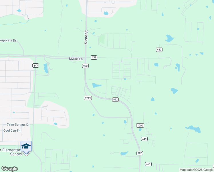 map of restaurants, bars, coffee shops, grocery stores, and more near 1779 Farm to Market Road 982 in Princeton