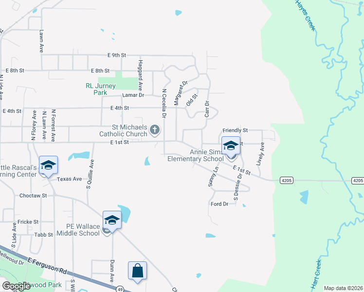 map of restaurants, bars, coffee shops, grocery stores, and more near 1702 Harkrider Lane in Mount Pleasant
