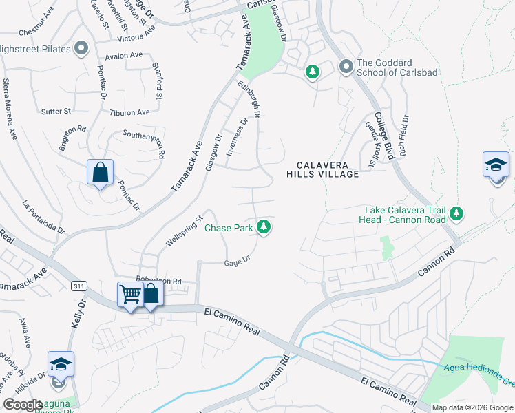 map of restaurants, bars, coffee shops, grocery stores, and more near 4719 Crespi Court in Carlsbad