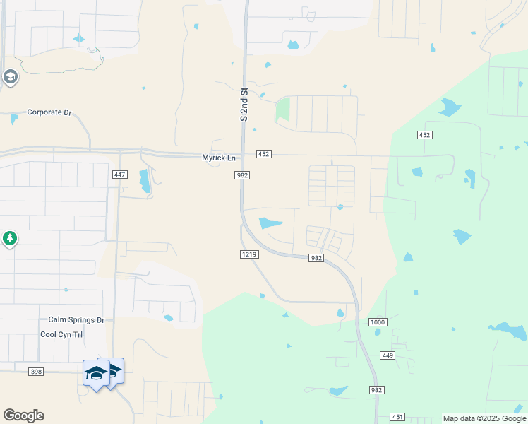 map of restaurants, bars, coffee shops, grocery stores, and more near 1134 Farm to Market Road 982 in Princeton