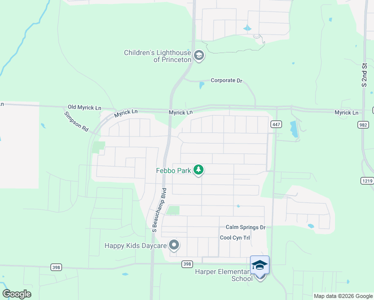 map of restaurants, bars, coffee shops, grocery stores, and more near 712 Rawhide Way in Princeton