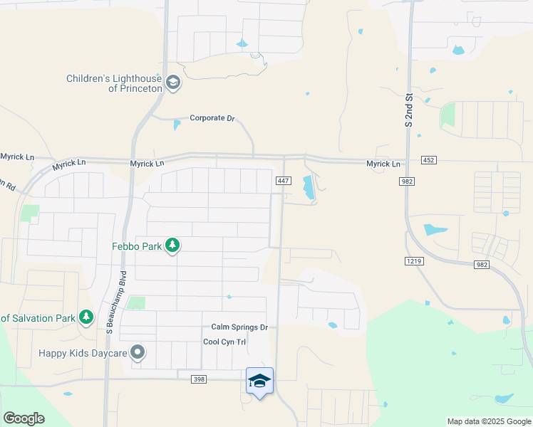 map of restaurants, bars, coffee shops, grocery stores, and more near 401 Saddle Club Way in Princeton