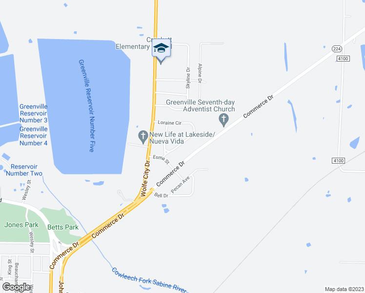 map of restaurants, bars, coffee shops, grocery stores, and more near 321 Wilton Drive in Greenville