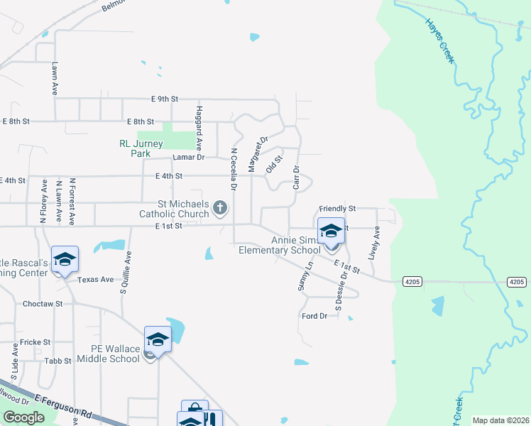 map of restaurants, bars, coffee shops, grocery stores, and more near 1702 Harkrider Lane in Mount Pleasant