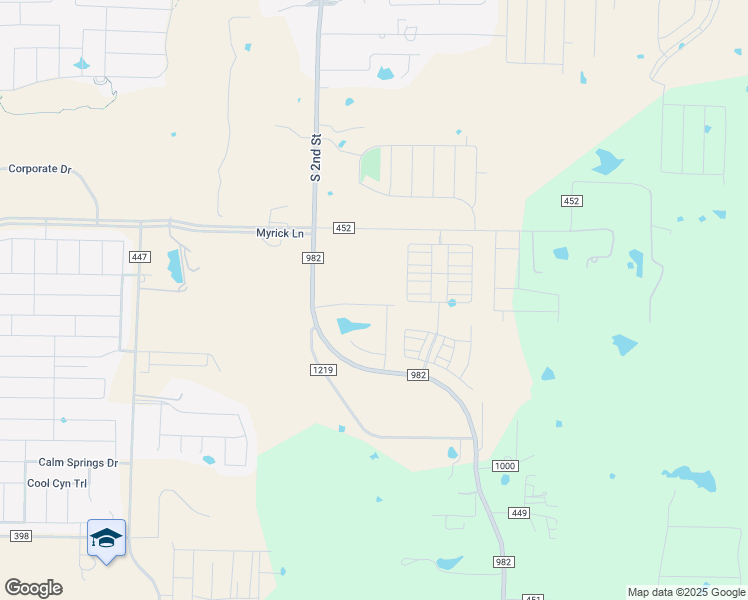 map of restaurants, bars, coffee shops, grocery stores, and more near Farm to Market Road 982 in Princeton