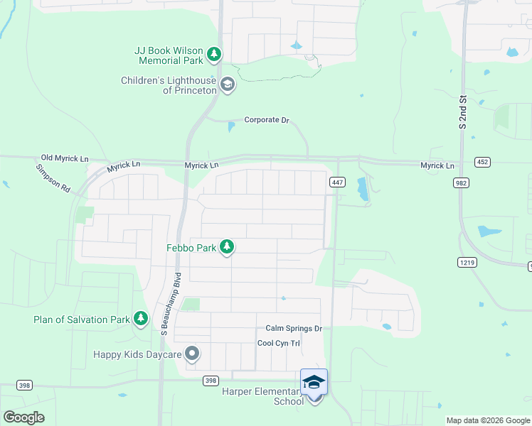 map of restaurants, bars, coffee shops, grocery stores, and more near 519 Saddle Club Way in Princeton