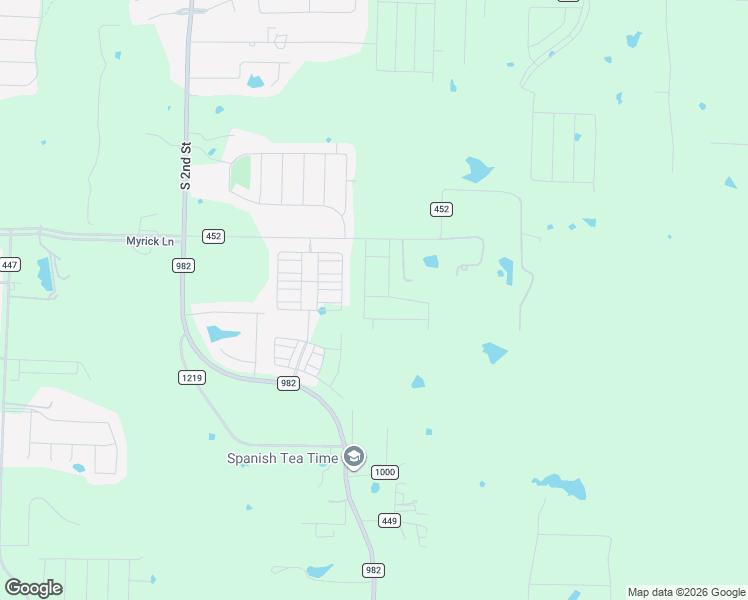 map of restaurants, bars, coffee shops, grocery stores, and more near 8776 County Road 452 in Princeton