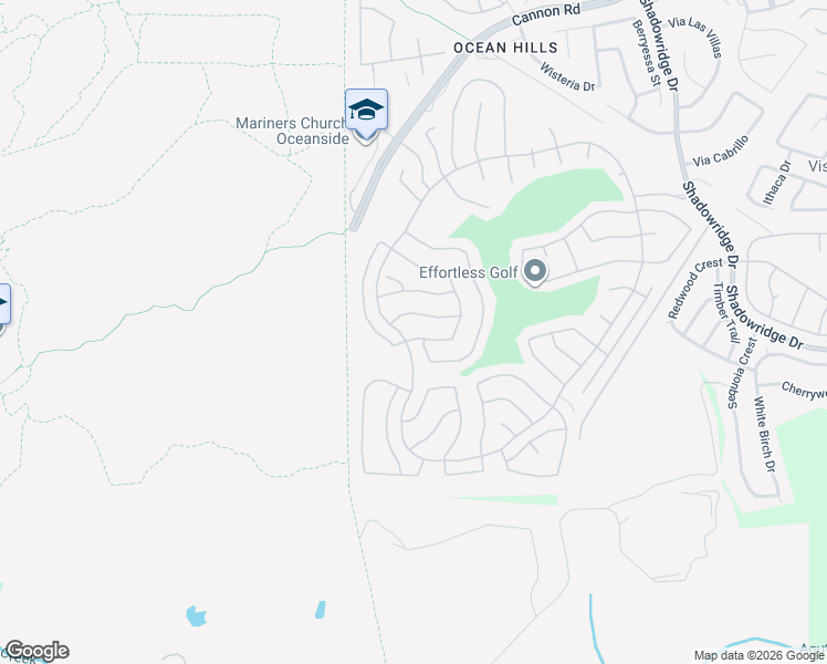 map of restaurants, bars, coffee shops, grocery stores, and more near 4714 Athos Way in Oceanside