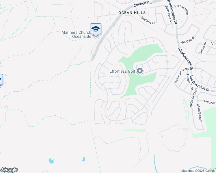 map of restaurants, bars, coffee shops, grocery stores, and more near 4714 Athos Way in Oceanside