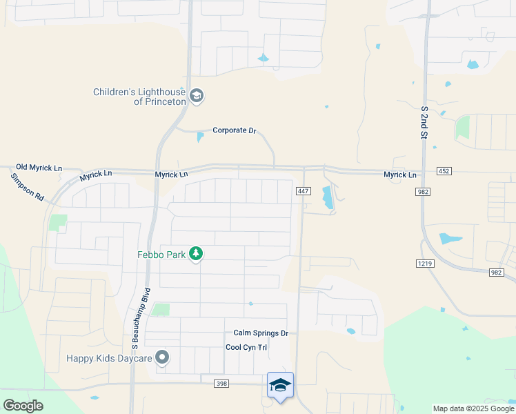 map of restaurants, bars, coffee shops, grocery stores, and more near 1002 Frontier Lane in Princeton