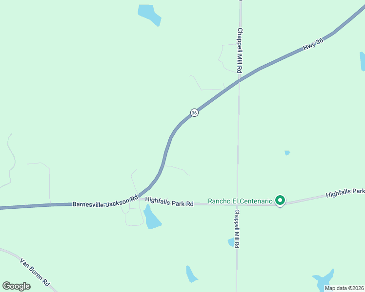 map of restaurants, bars, coffee shops, grocery stores, and more near 2075 Georgia 36 in Milner